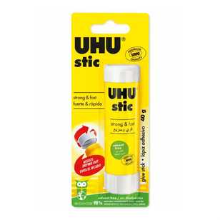 UHU Stic Glue Stick 40g Pack Clear 40 g