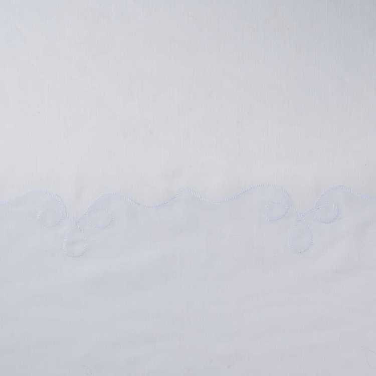 Filigree Empire Cornelli 270 cm Sheer Rod Pocket Cut, Hem & Hang Curtain Fabric White 270 cm