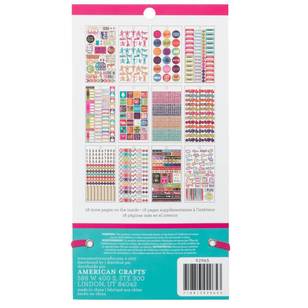American Crafts Fitness Sticker Book Multicoloured