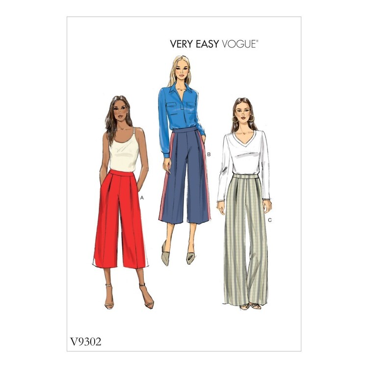 Vogue Pattern V9302 Misses Pants