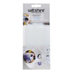 Wiltshire Pack of 20 Disposbale Bags Clear