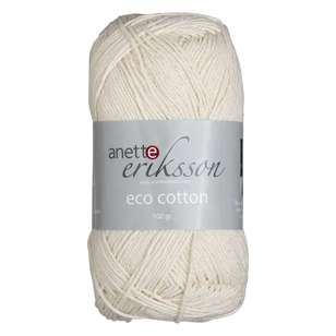 Anette Eriksson Eco Cotton 762 Ecru 100 g