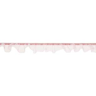 Simplicity Sheer Ruffle Trim Pink | Spotlight Australia
