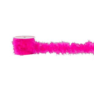 Simplicity Feather Boa By The Spool Hot Pink 38 mm x 1.8 m