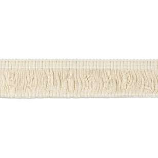 Simplicity Cotton Brush Fringe Natural 51 mm