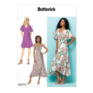 Butterick Pattern B6554 Misses' Wrap Dress