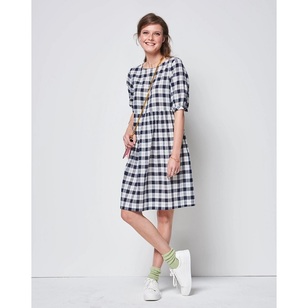 Burda Pattern 6401 Misses' Swing Dress with Sleeve Variations
