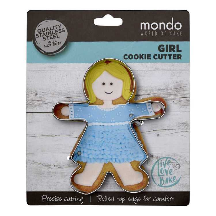 Mondo Girl Cookie Cutter Stainless Steel