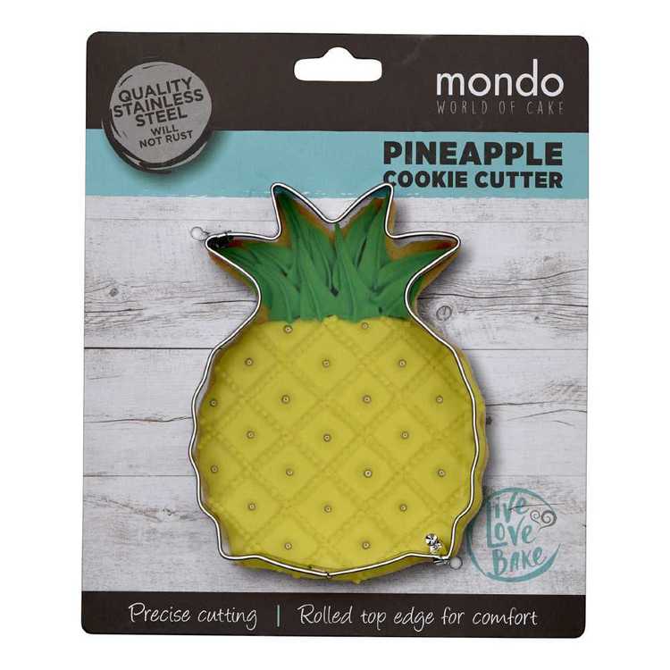 Mondo Pineapple Cookie Cutter Stainless Steel