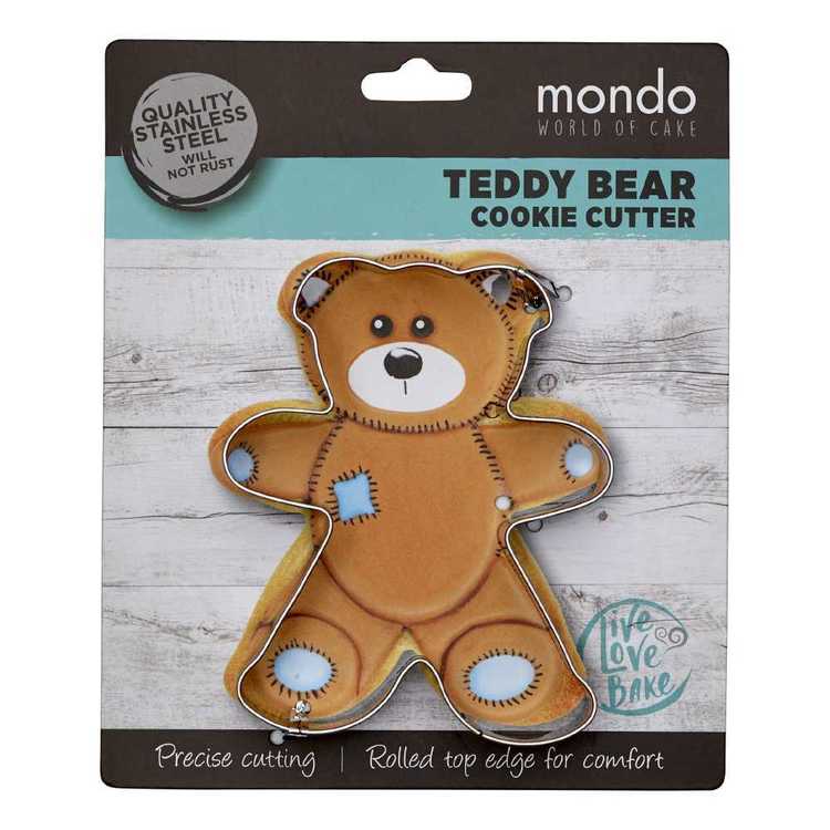 Mondo Teddy Bear Cookie Cutter Stainless Steel