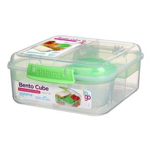 Sistema Bento Cube Lunch Box Multicoloured 1.25 L