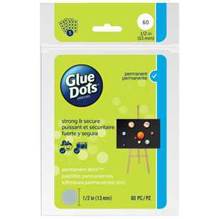 Glue Dots Permanent Dots Sheets Multicoloured