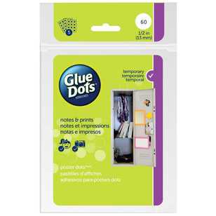 Glue Dots Poster Dots Sheets Multicoloured