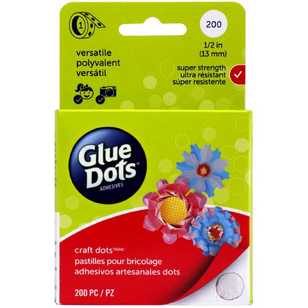 Glue Dots Craft Dots Roll Multicoloured