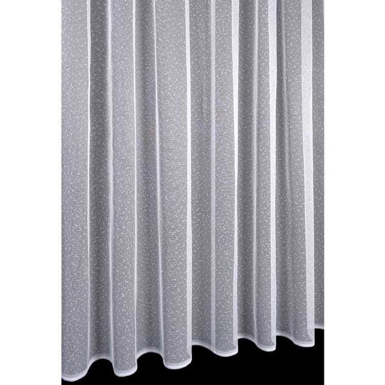 Caprice Thelma Pencil Pleat Lace Curtain White