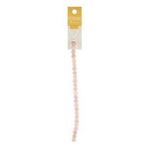 Ribtex Glass Crackle String Pink 8 mm