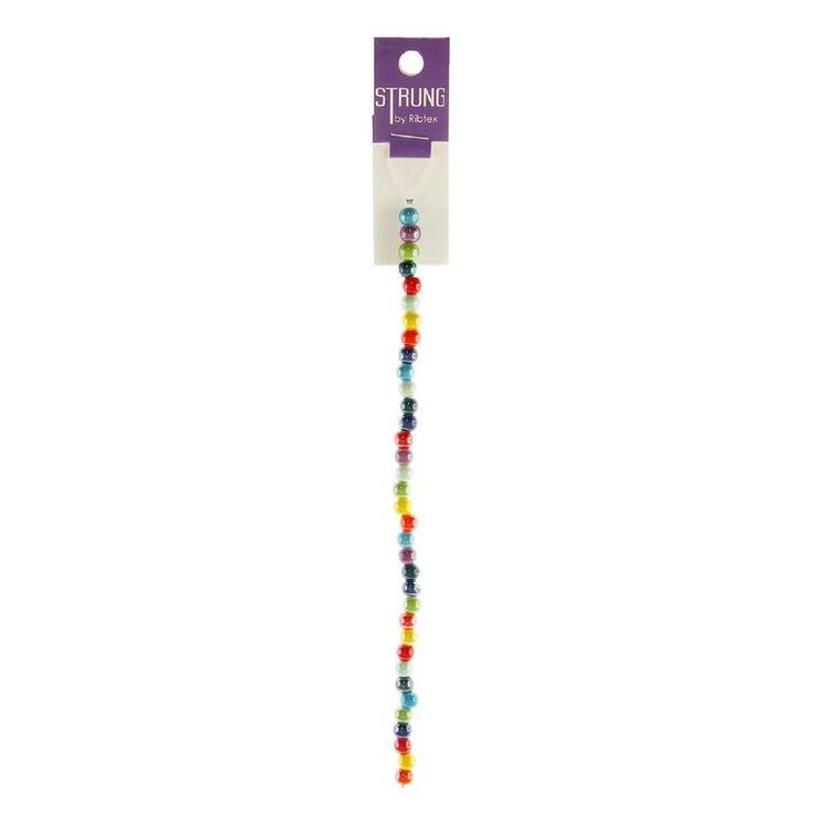 Ribtex Ceramic Bead String Multicoloured 6 mm