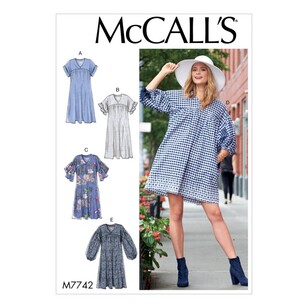 McCall's Pattern M7742 Misses' Dresses