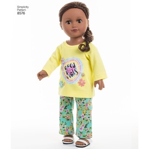 Simplicity Pattern 8576 Unisex Doll Clothes