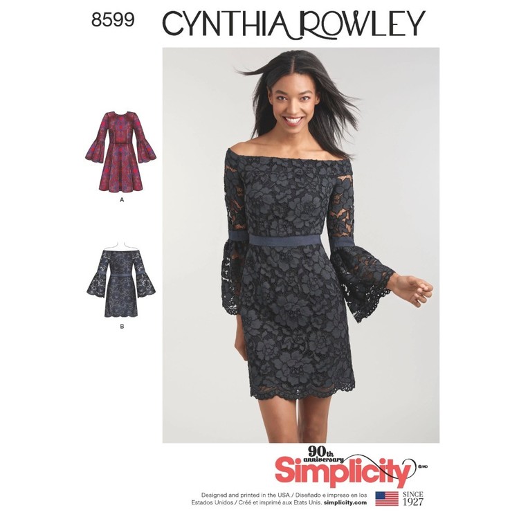 Simplicity Pattern 8599 Misses' And Petites' Cynthia Rowley Dresses