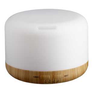 Radiance Ultrasonic Wood Diffuser White / Wood Look 11 x 14 cm