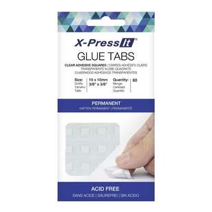 X-Press It Permanent Glue Tabs Multicoloured