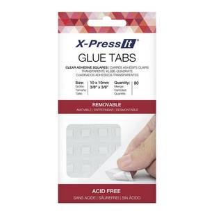 X-Press It Removable Glue Tabs  Multicoloured