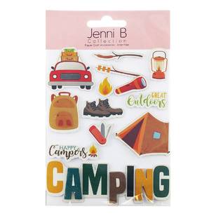 Jenni B Camping Stickers Multicoloured