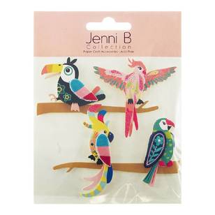 Jenni B Tropical Bird Stickers Multicoloured