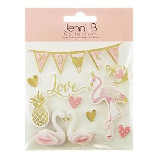 Jenni B Love Banner Stickers Pink