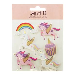 Jenni B Unicorns and Rainbow Stickers Multicoloured