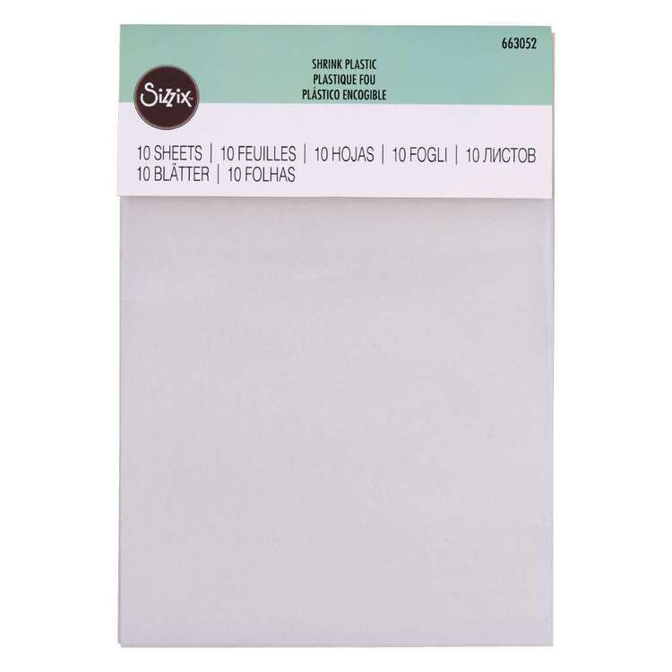 Sizzix Accessory Shrink Plastic Clear A4