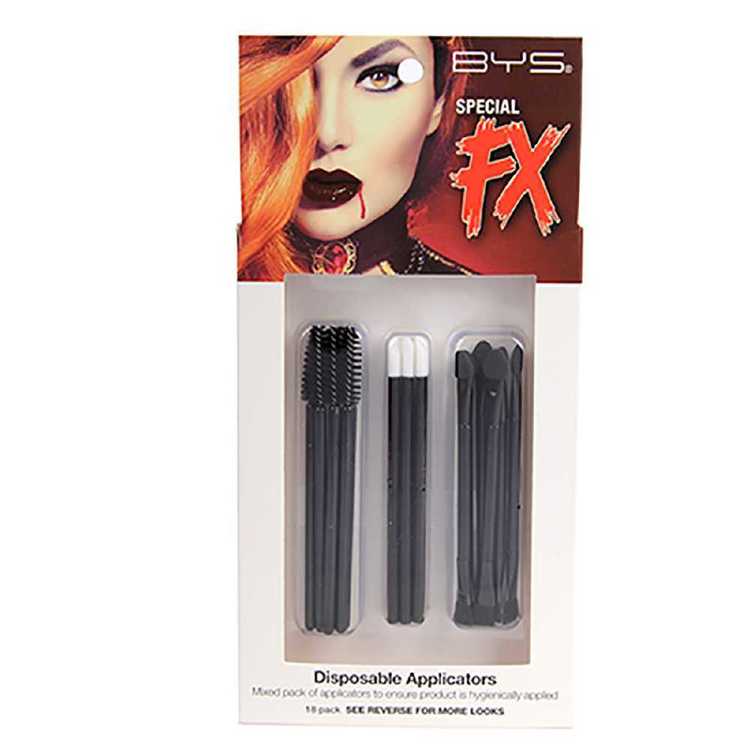 BYS Special FX Disposable Applicator Pack Black