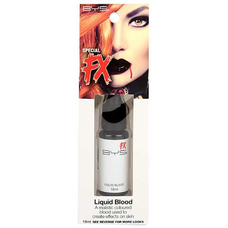 BYS Special FX Liquid Blood 18mL Bottle Red 18 mL