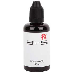 BYS Special FX Liquid Blood 45mL Bottle Red 45 mL