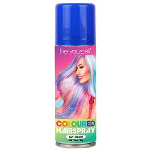 Be Yourself Coloured Hair Spray Blue 125 mL