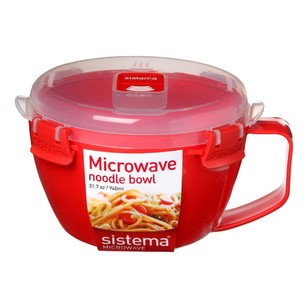 Sistema Noodle Bowl Micro Red 940 mL
