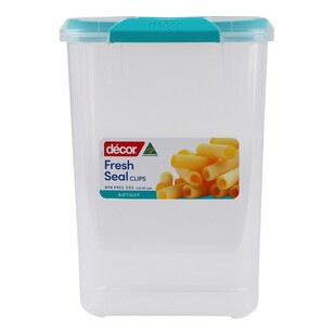Decor Fresh Seal Clips 3.5 L Tall Container Teal 3.5 L