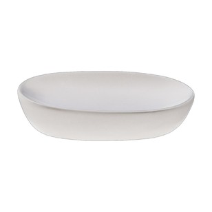 Mode Ceramic Soap Dish White