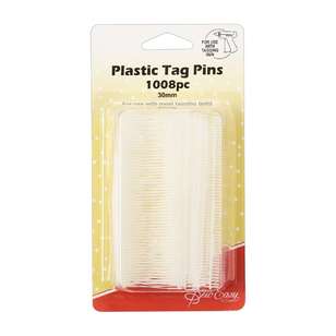 Sew Easy Plastic Tag Pins White