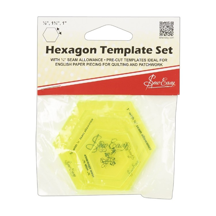 Sew Easy Hexagon Template Set