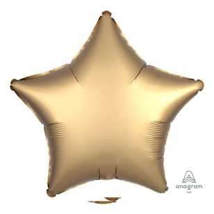 Anagram Foil Satin Luxe Star Gold Sateen 45 cm