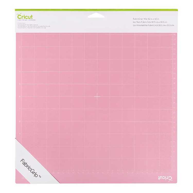 Nicapa Fabric Grip Cutting Mat for Cricut Explore Air 2 Maker(12x12 inch,3 Pack) Fabric Adhesive Sticky Pink Quilting Cricket Replacement Cut Mats