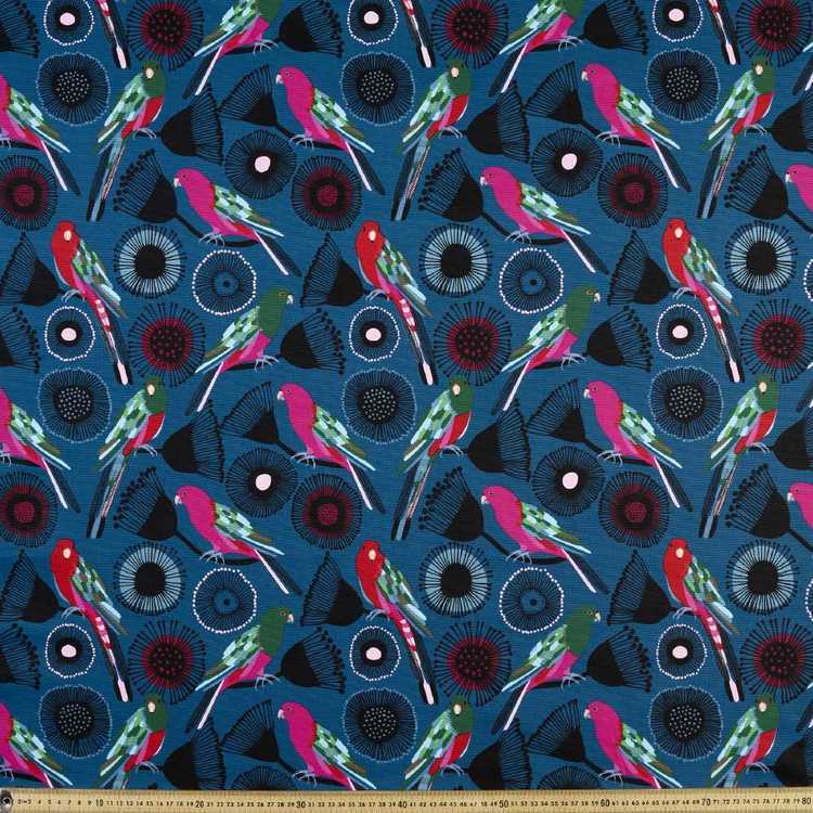 Jocelyn Proust King Parrot Printed Fabric Multicoloured 150 cm