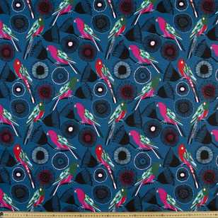 Jocelyn Proust King Parrot Printed Fabric Multicoloured 150 cm