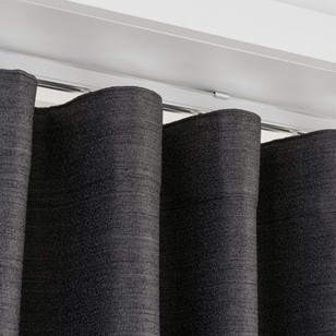 Hotel Collection Luxe S Fold Blockout Curtain Charcoal
