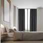 Hotel Collection Luxe S Fold Blockout Curtain Charcoal