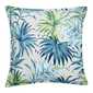 KOO Outdoor Tropical TW and Printed Cushion Teal 50 x 50 cm