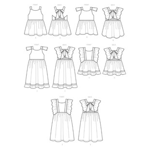 McCall's Pattern M7739 Children's & Girls' Dresses