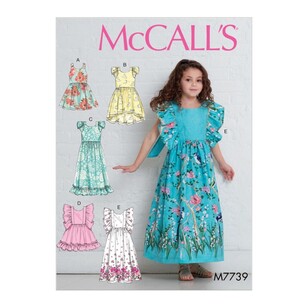 McCall's Pattern M7739 Children's & Girls' Dresses